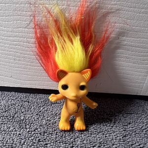 The Zelfs Lil' D Firesprite 2.5" Figure Moose Toys Orange Troll Doll 2013